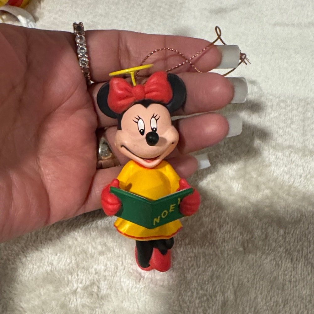 Disney Minnie Mouse Christmas Ornament - Red, Yellow, and Green